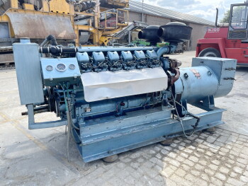 Used heavy machinery MWM 215 KVA V12 Generator Stromaggregat